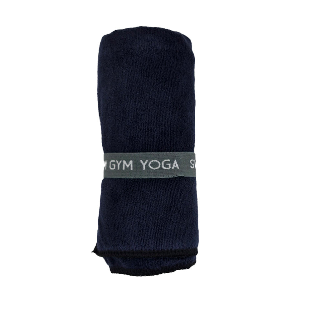 Pilates Socks & Sports Towel Navy Gift Set