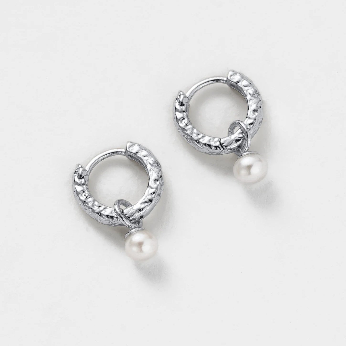 Emery Earring - Pearl/Silver