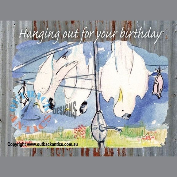 "Hanging Out For Your Birthday" - Card