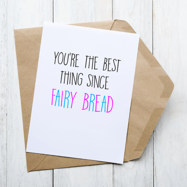 Fairy Bread - Card