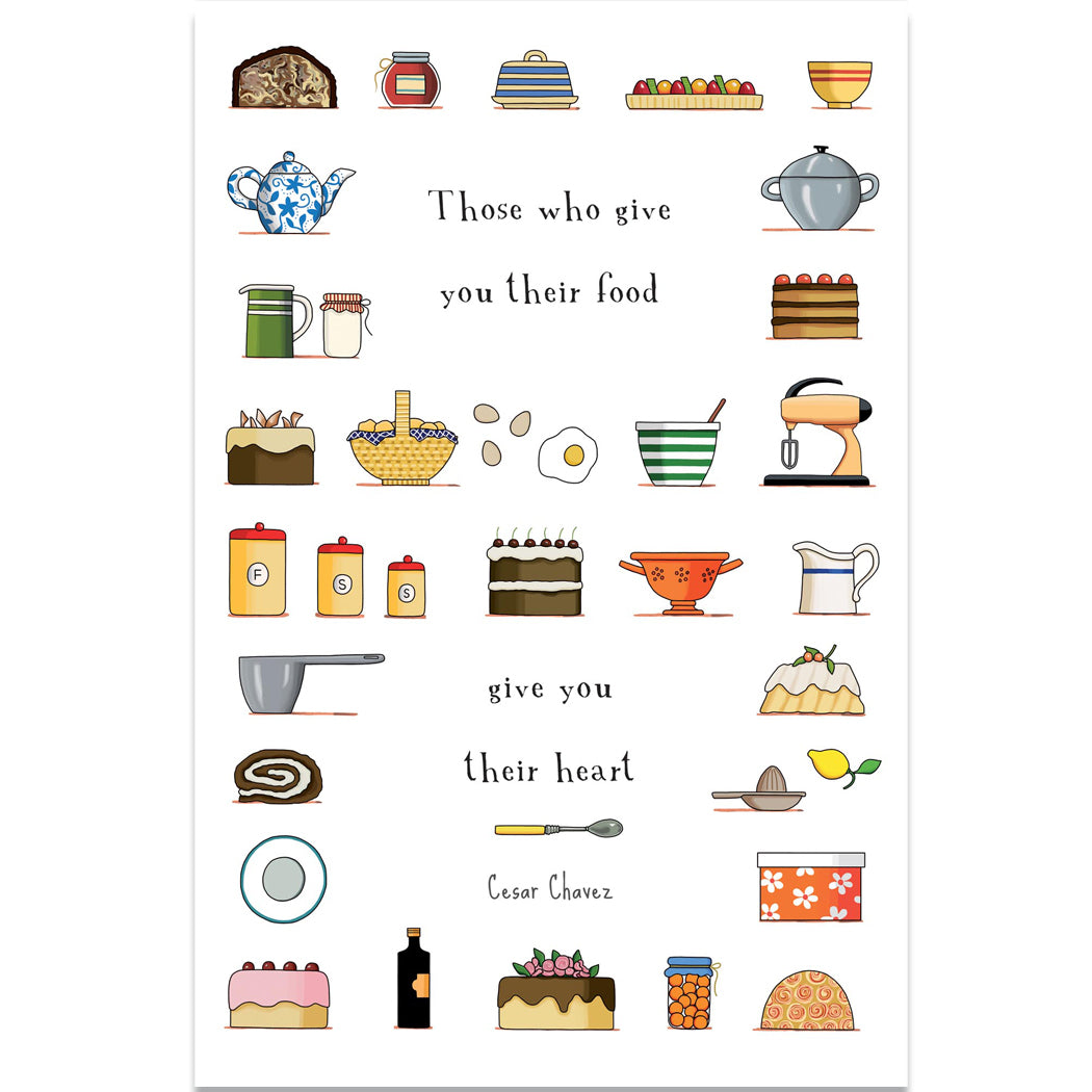 RTD Greeting Card - Food From The Heart