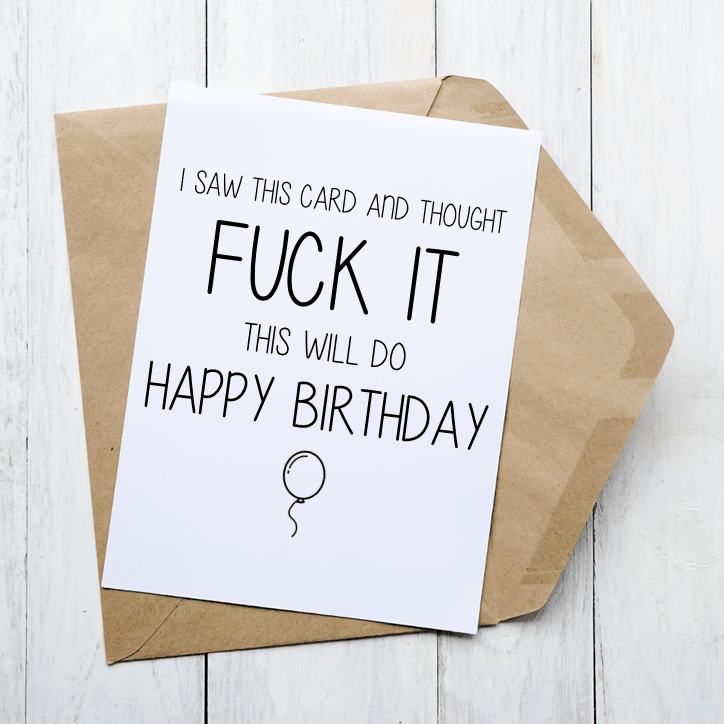 Fuck It - Card