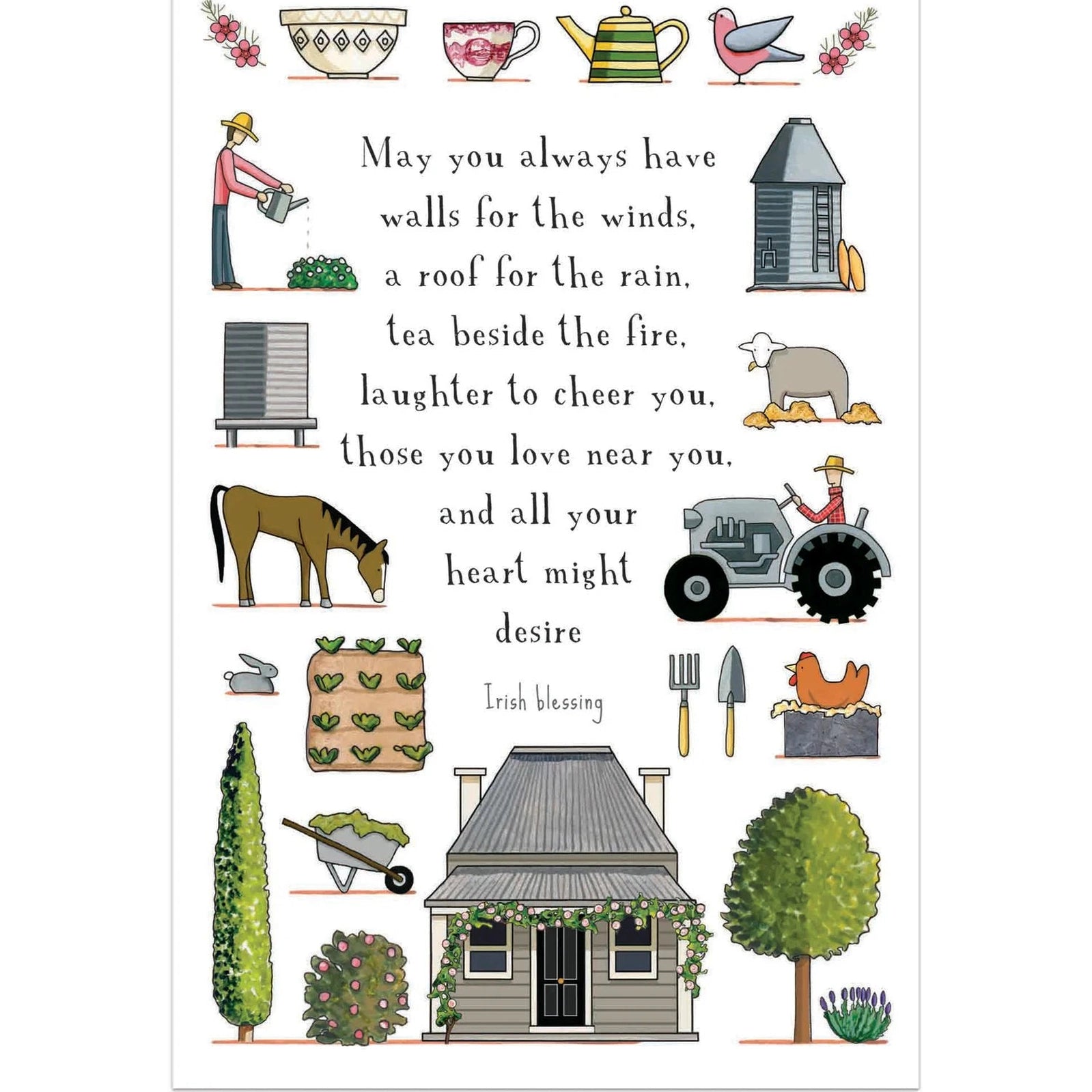 RTD Greeting Card - A Happy Life