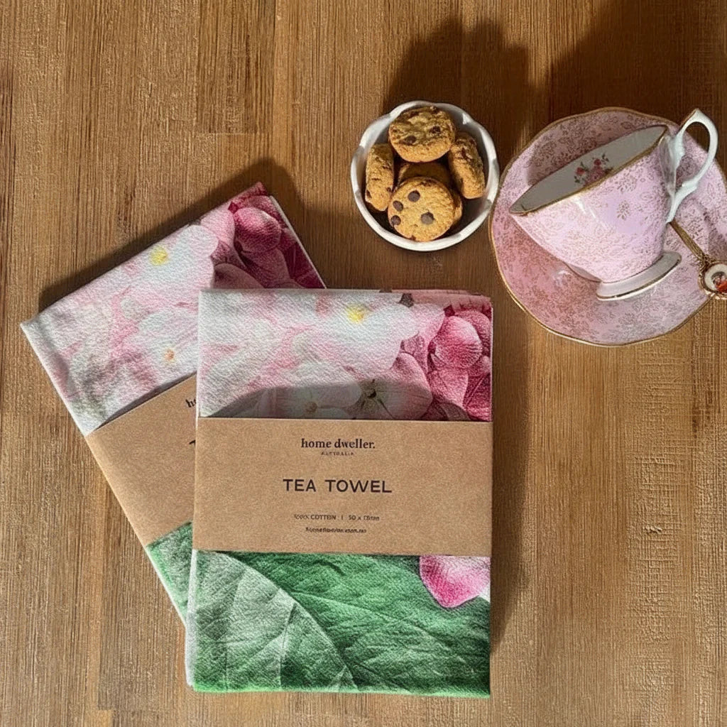 Hydrangea Tea Towel