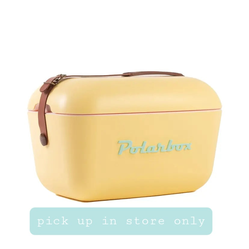 Polarbox Pop Portable Cooler 12L - Yellow w/ Cyan **in store pick up only**