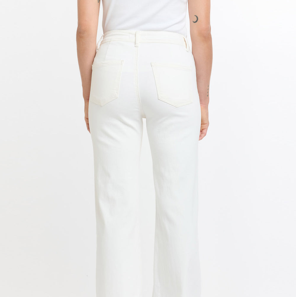 Bobbi 7/8th Jean - White