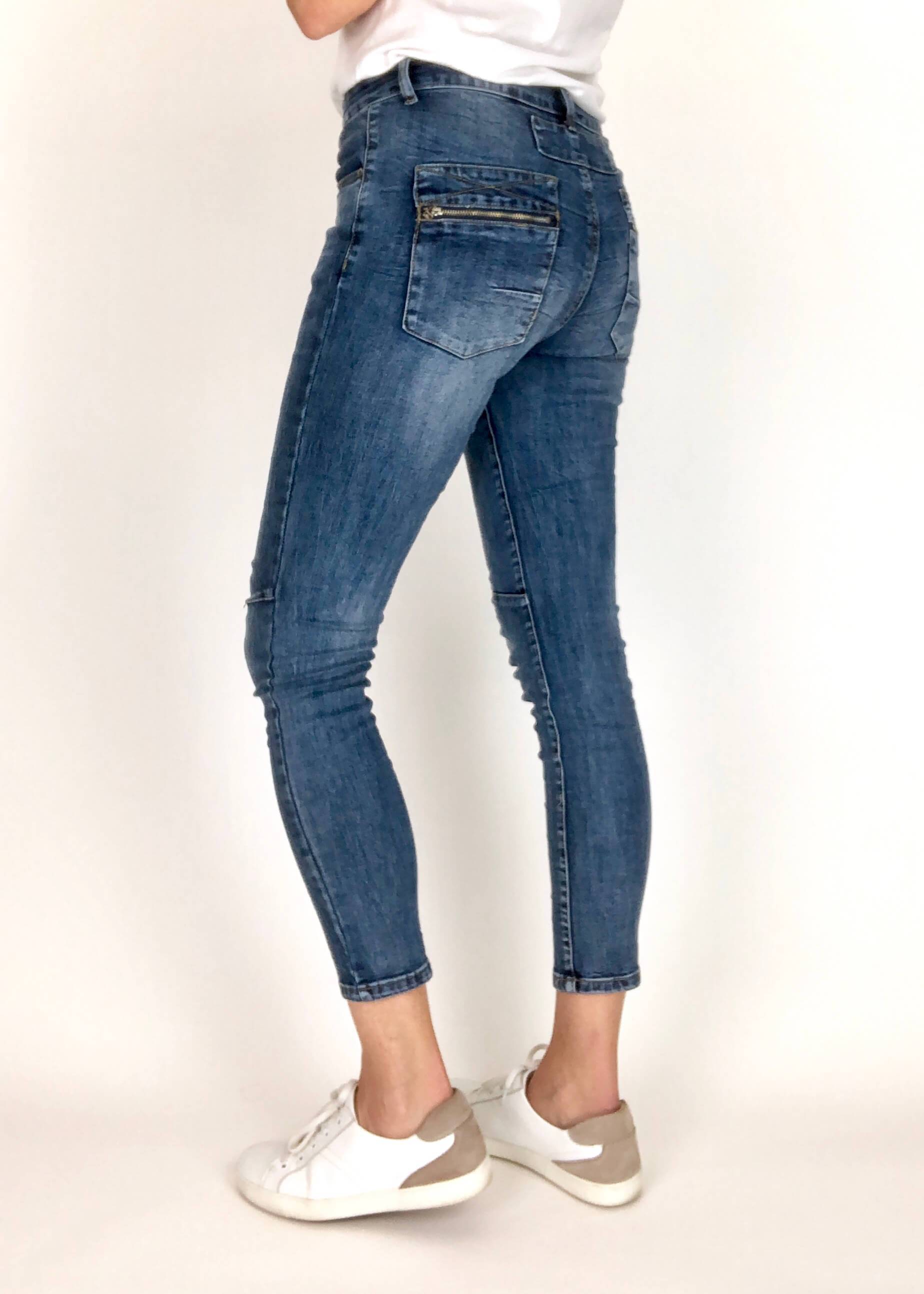 Italian Star Button Jean