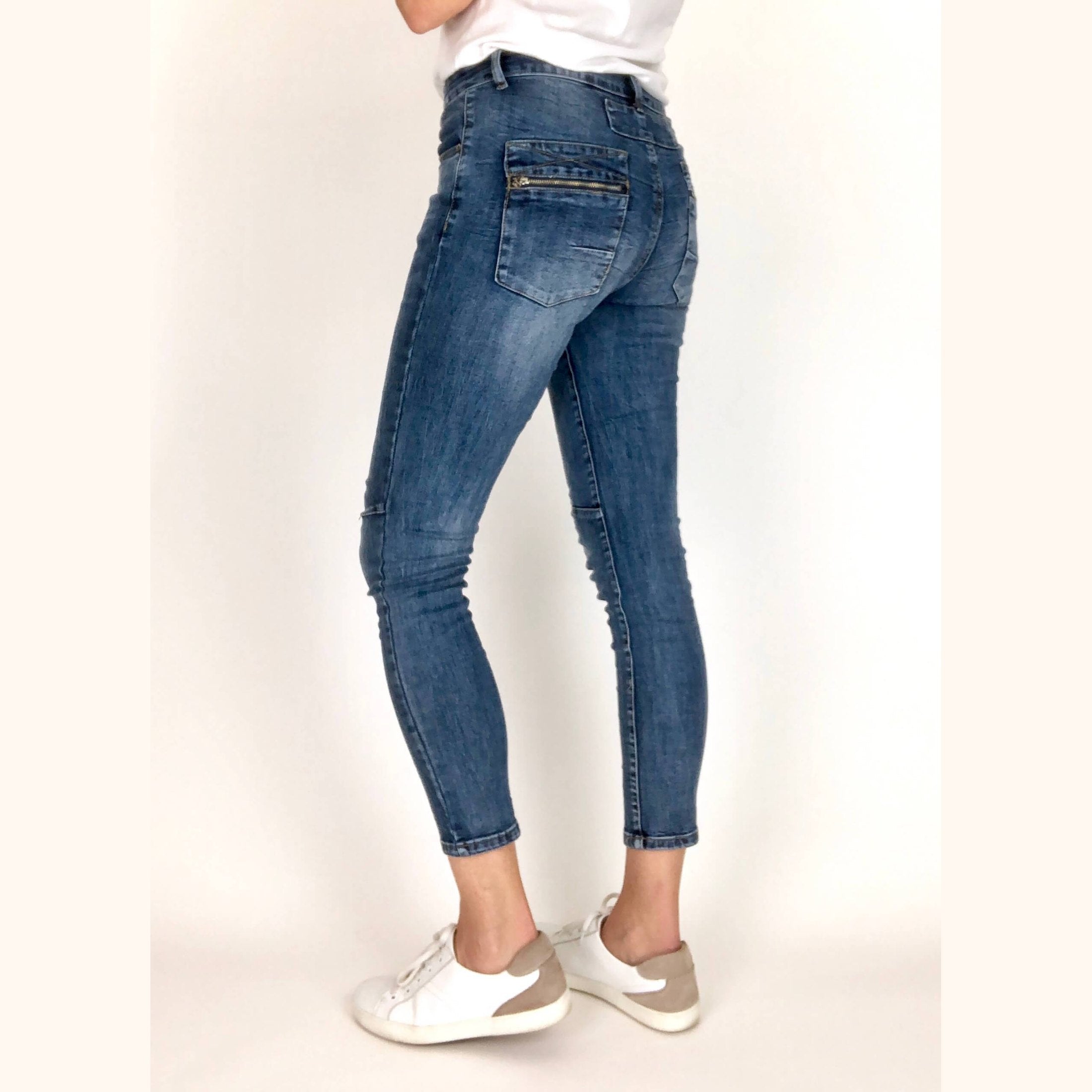 Italian Star Button Jean