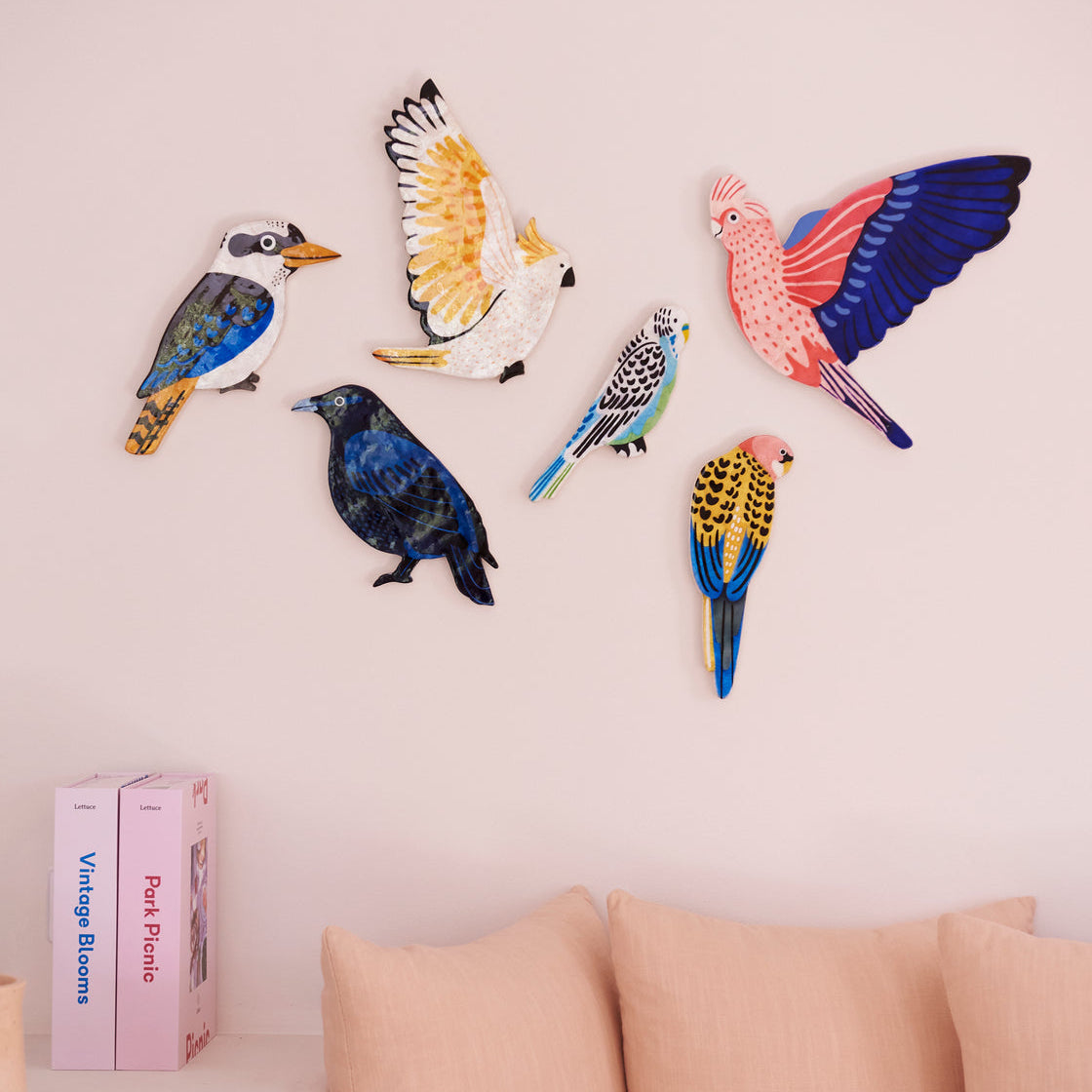 Aerial Yellow Rosella Wall Art