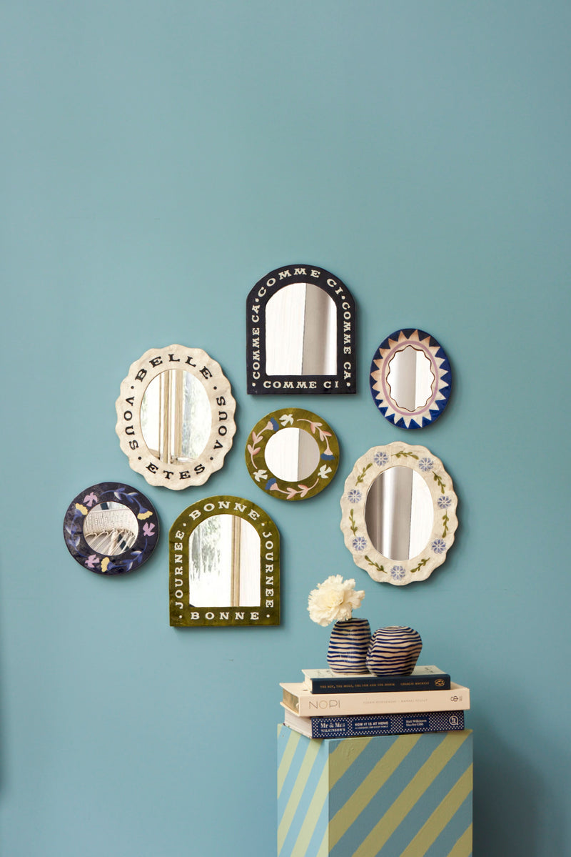 Jones & Co Francois Verte Mirror