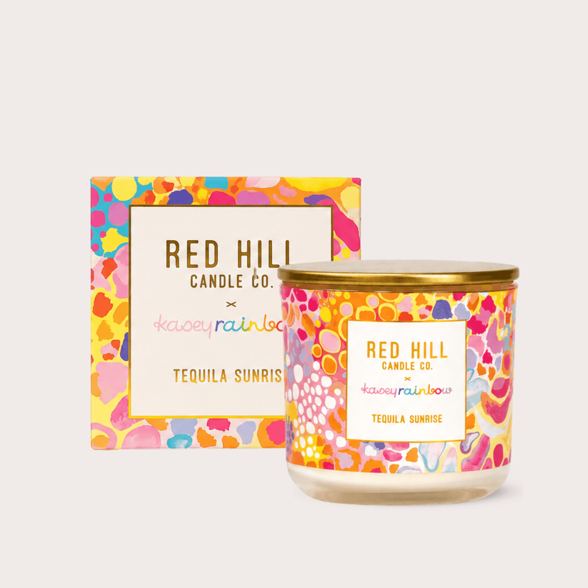 Tequila Sunrise Mini Candle - Kasey Rainbow Collection