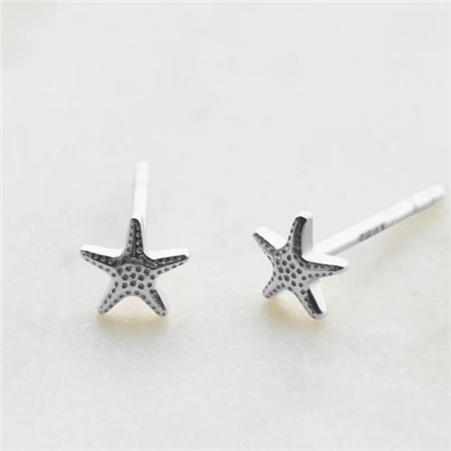 Starfish Stud - Silver
