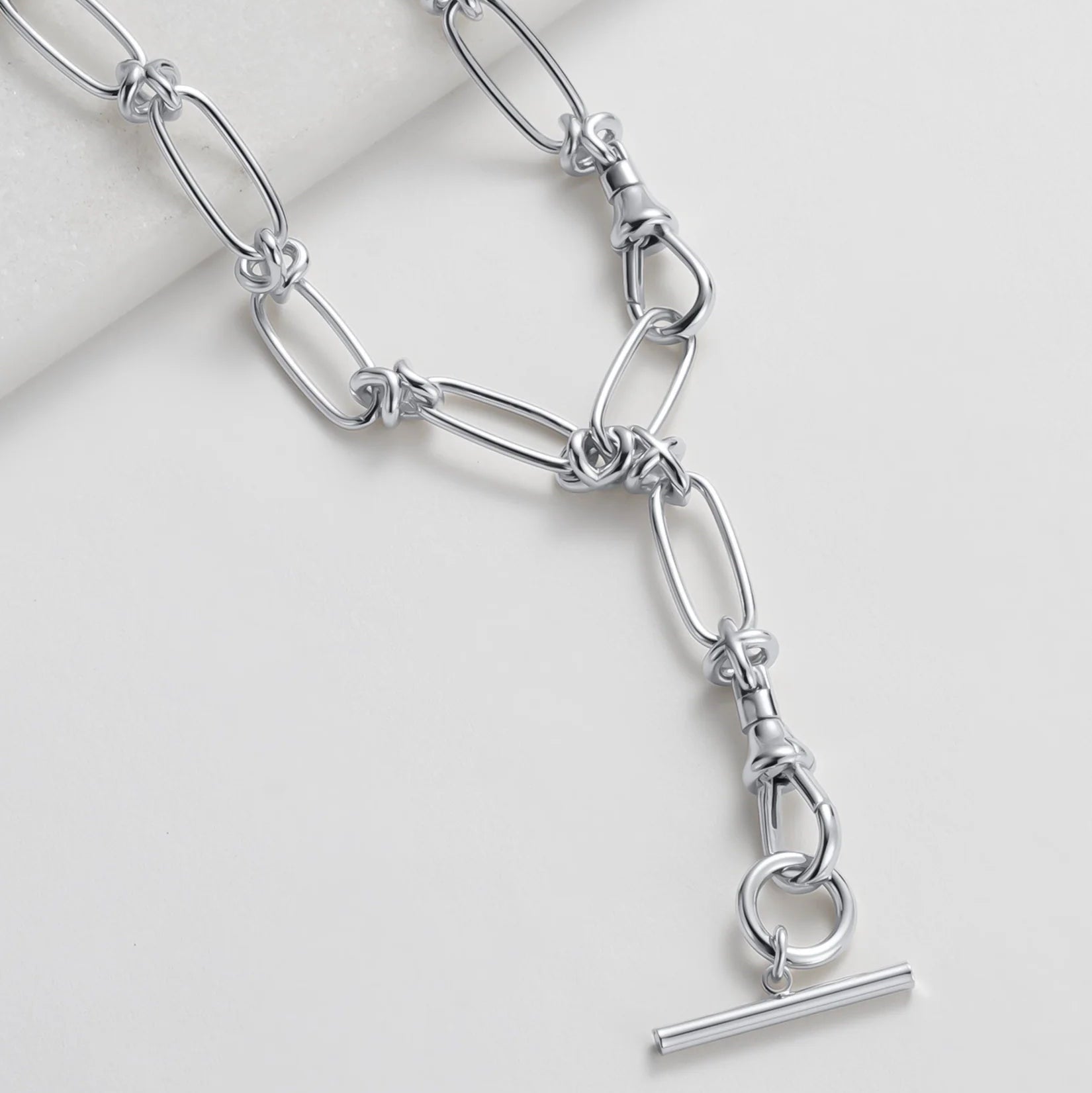 Lucia Necklace - in Silver & Gold