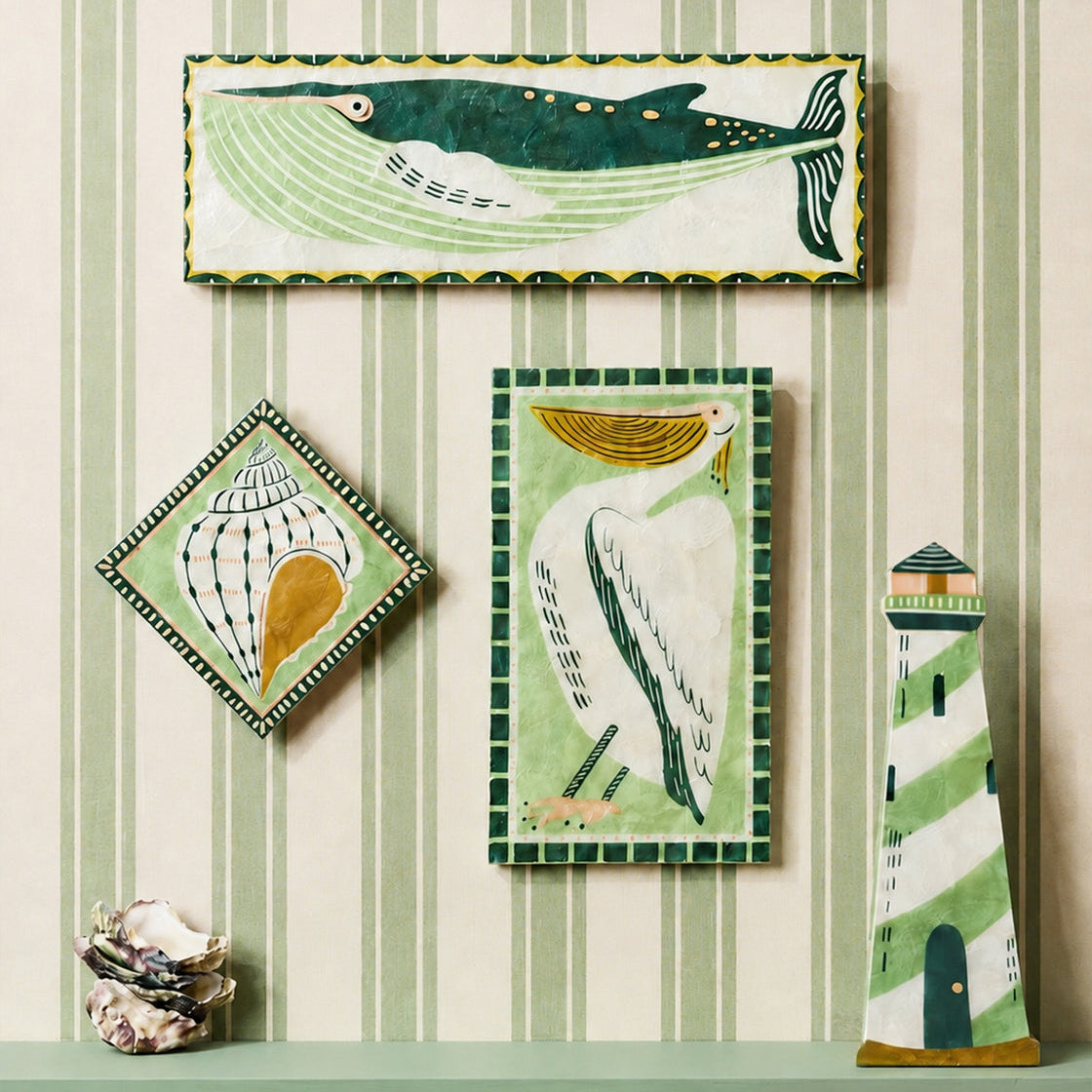Mariner Wall Art - Pelican