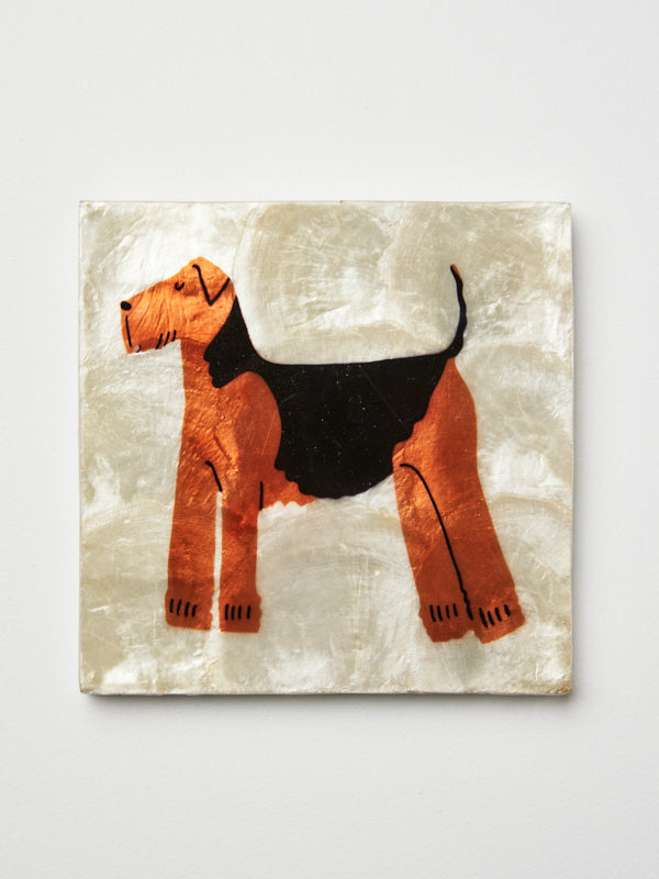 Airedale Pup Tile