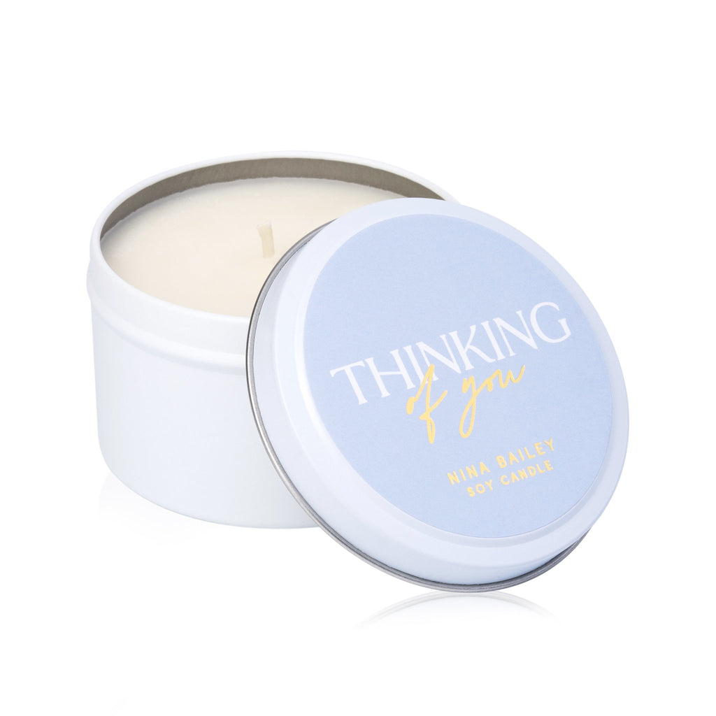 Thinking Of You - Quote Soy Candle / Lychee Peony