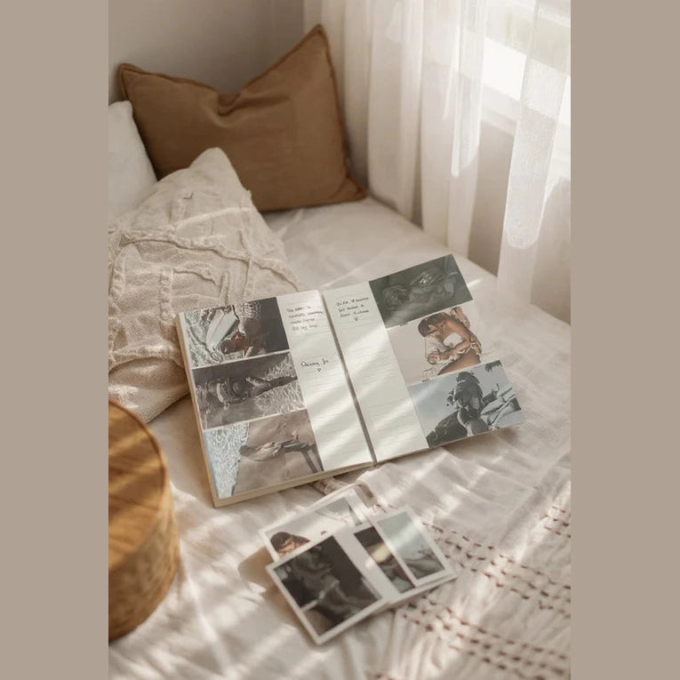 Tiny Steps | Baby Linen Photo Album
