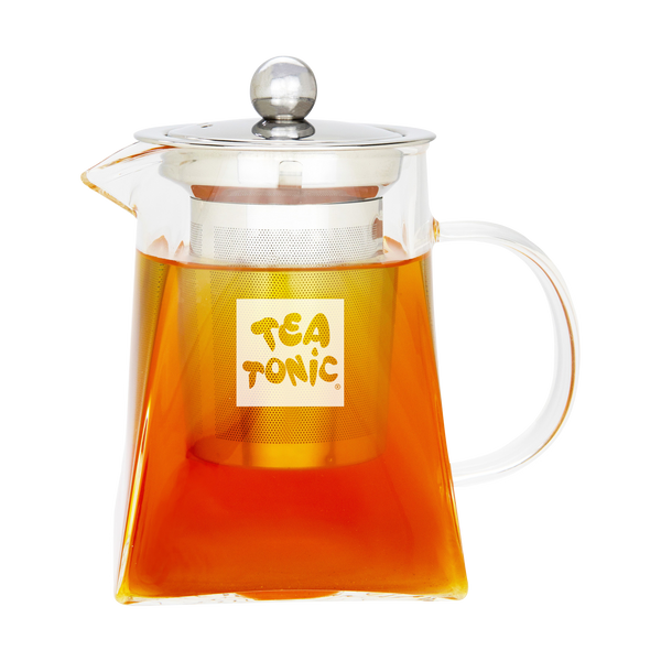 Square Glass Tea Pot 400ml - 2 Cups