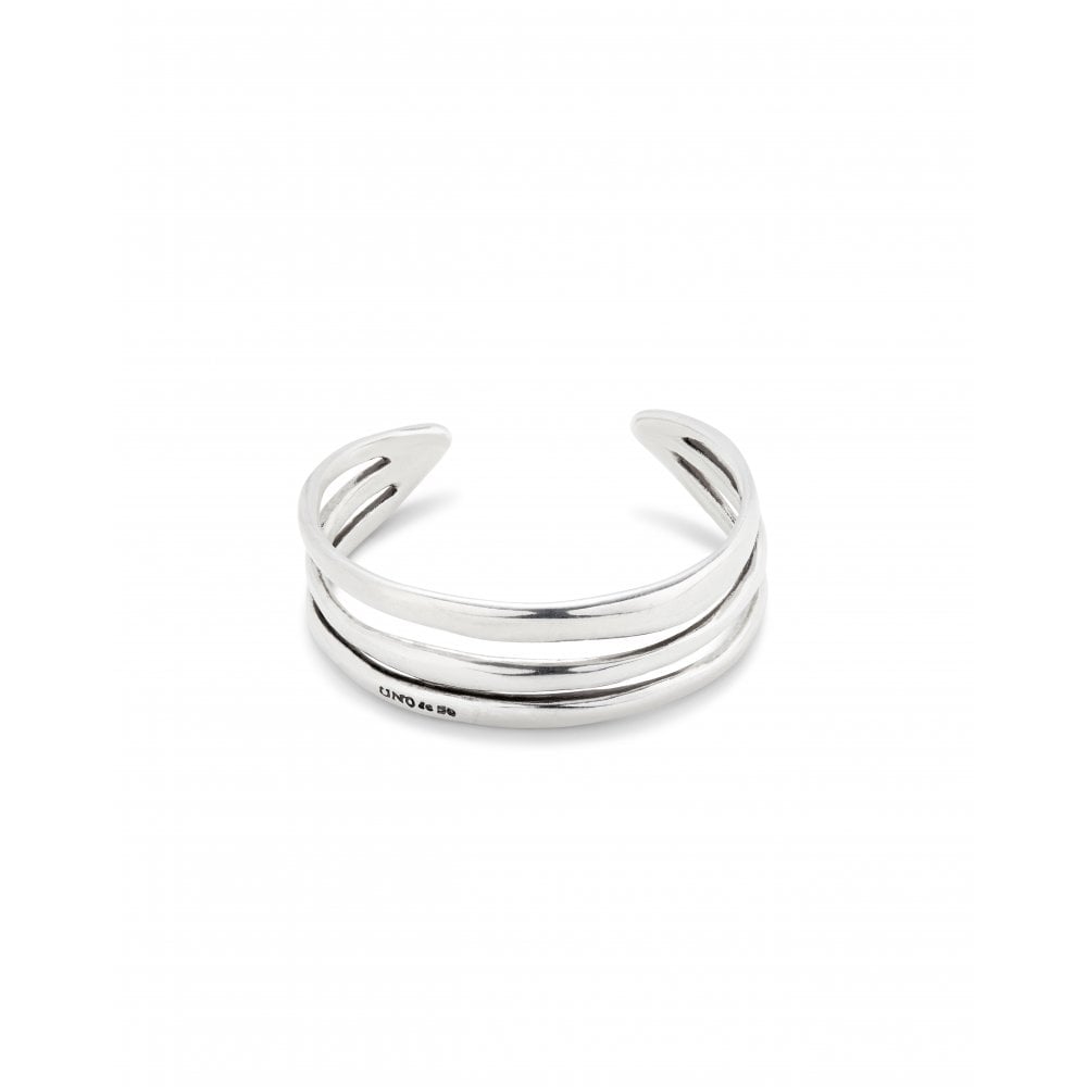 UNOde50, Electrik Bracelet Rigid Triple Sterling Silver