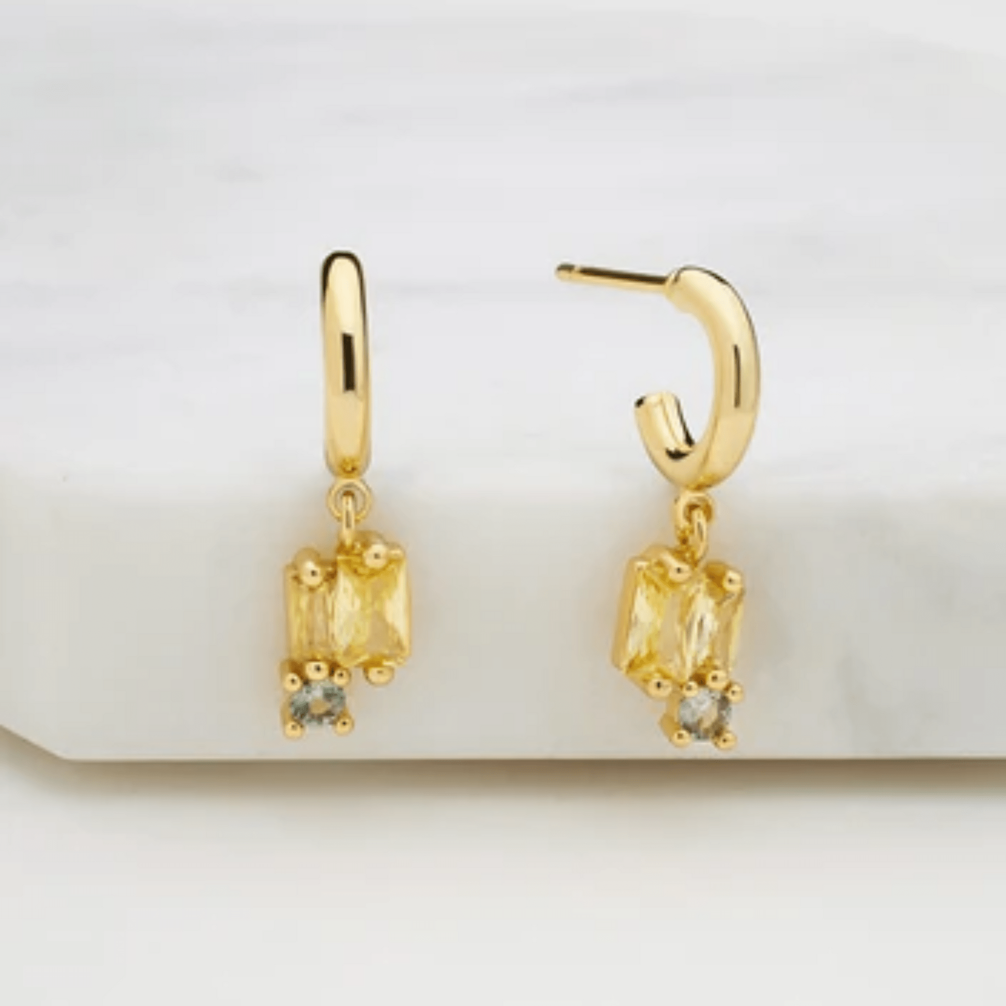 Elenore Earring - Olive