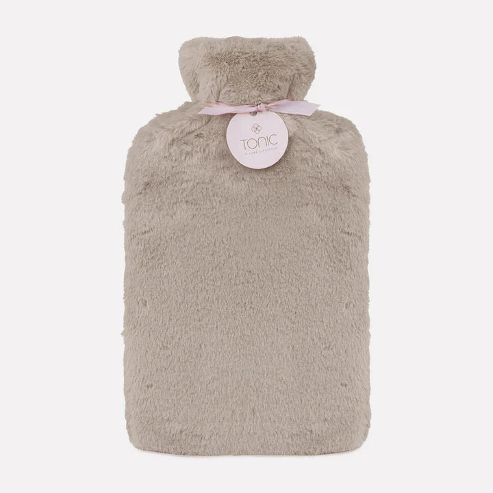 Deluxe Hot Water Bottle Mocha