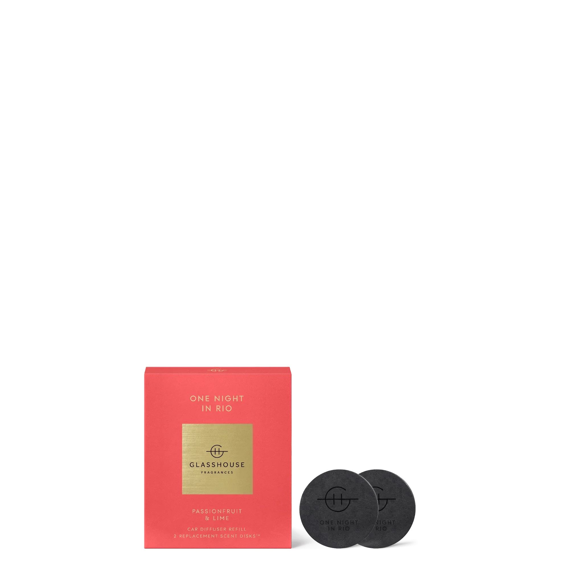 Car Diffuser Replacement Scent Disks - Passionfruit & Lime