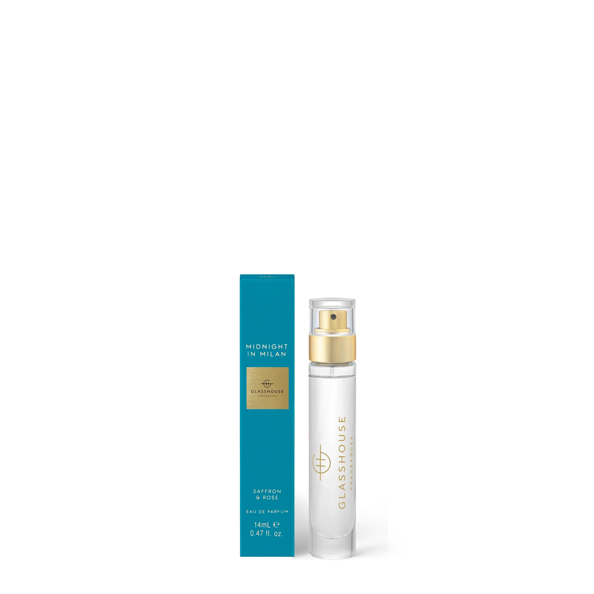 Midnight in Milan - Saffron & Rose - 14mL Eau de Parfum - Glasshouse