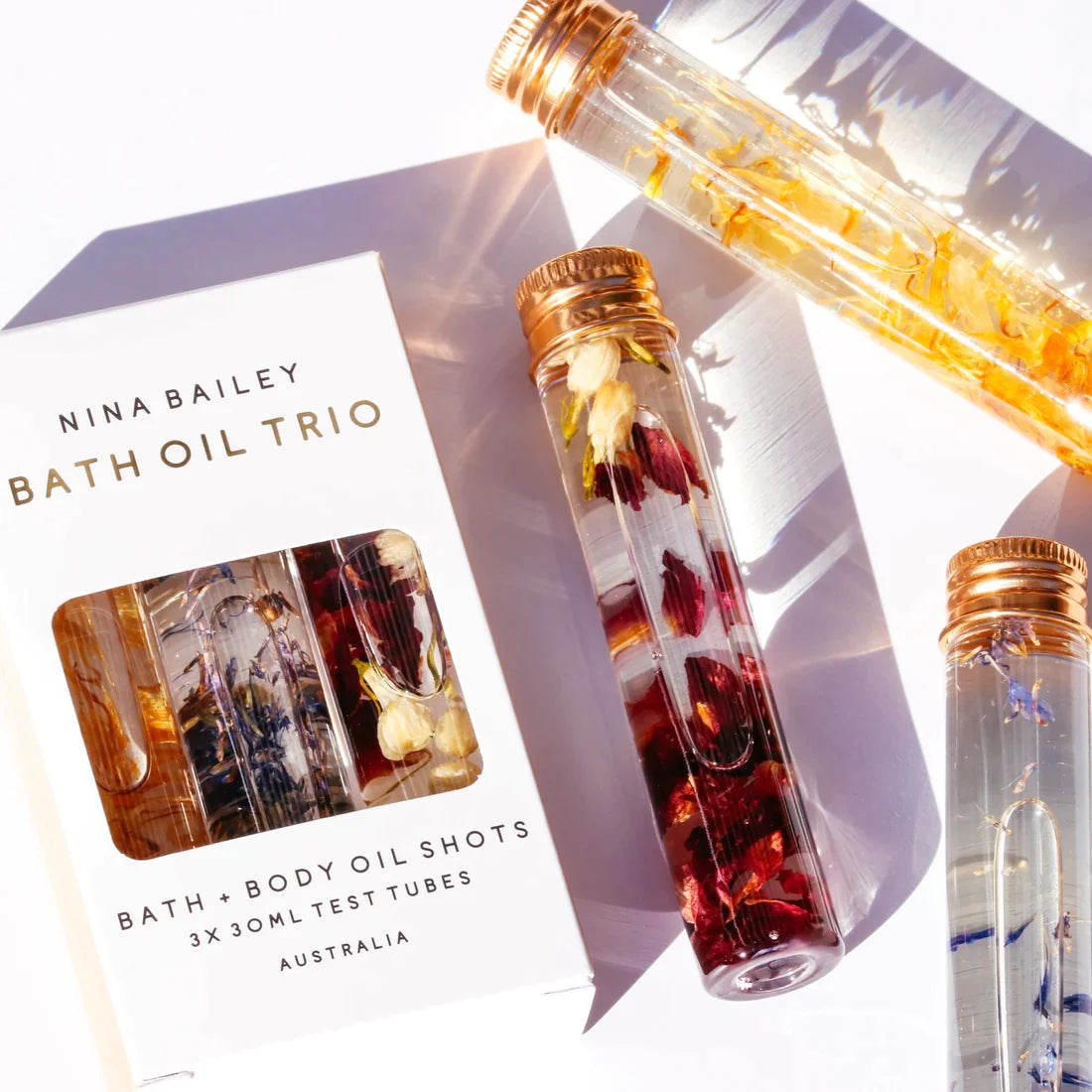 N I N A B A I L E Y BATH OIL TRIO
