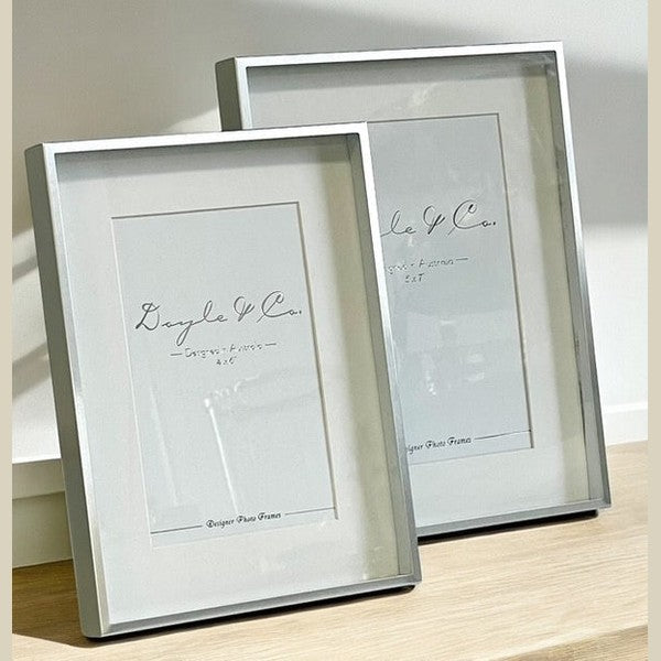 Stately Shadow Box Chrome Frame - 5"x7"