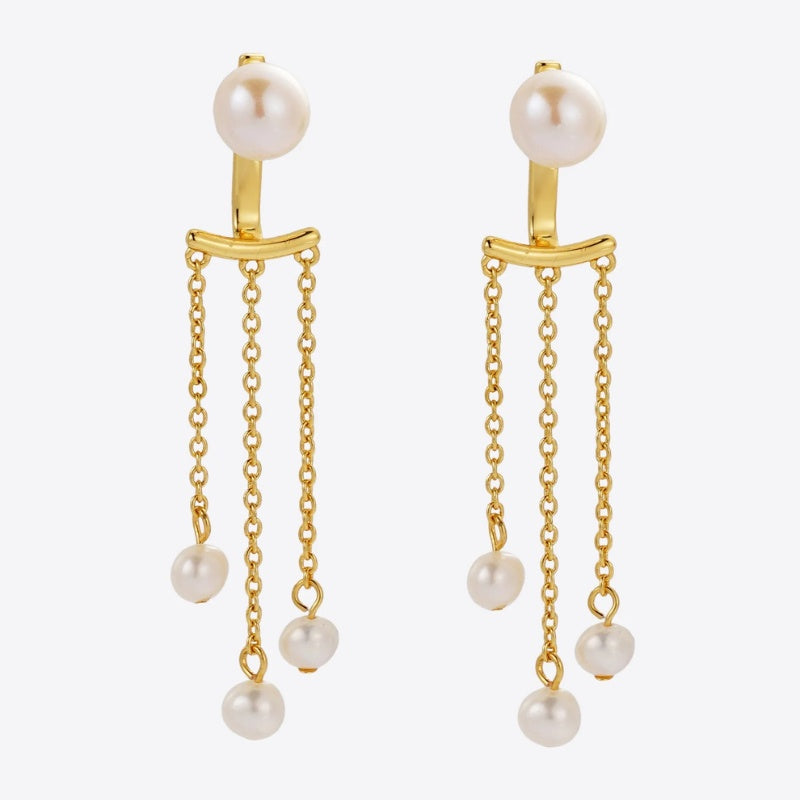 Elise Pearl Earring - Gold