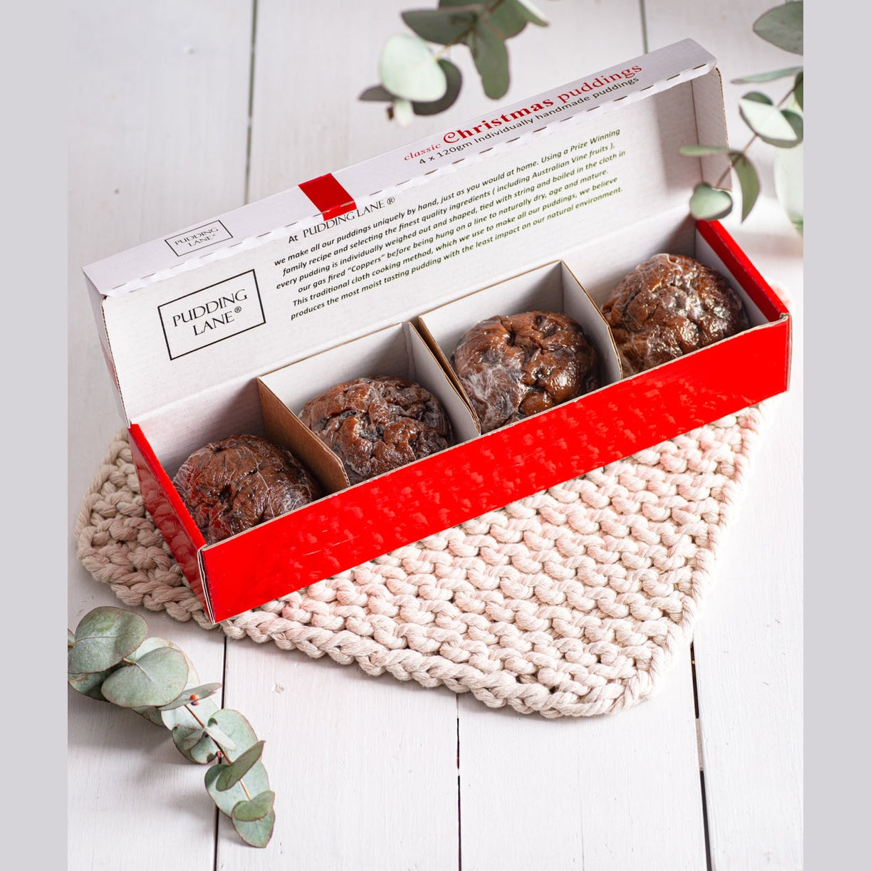 Classic Christmas Puddings - 120g - 4 x 1 (Gift Boxed)