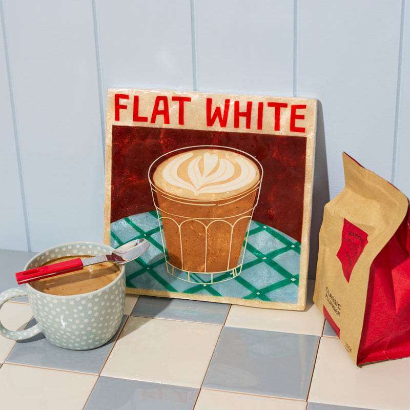 Barista Wall Art - Flat White