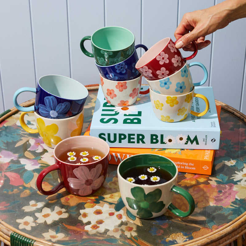 Chino Mug Daisy - Green