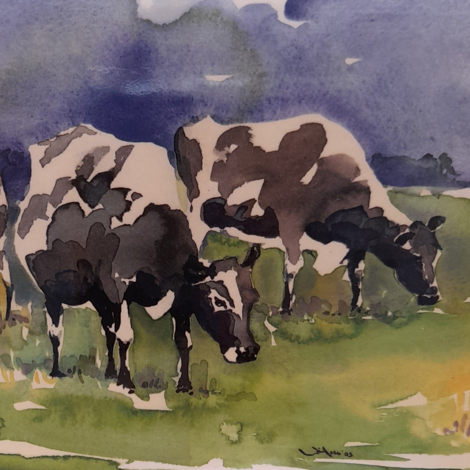 "Dairy Cows" - Card