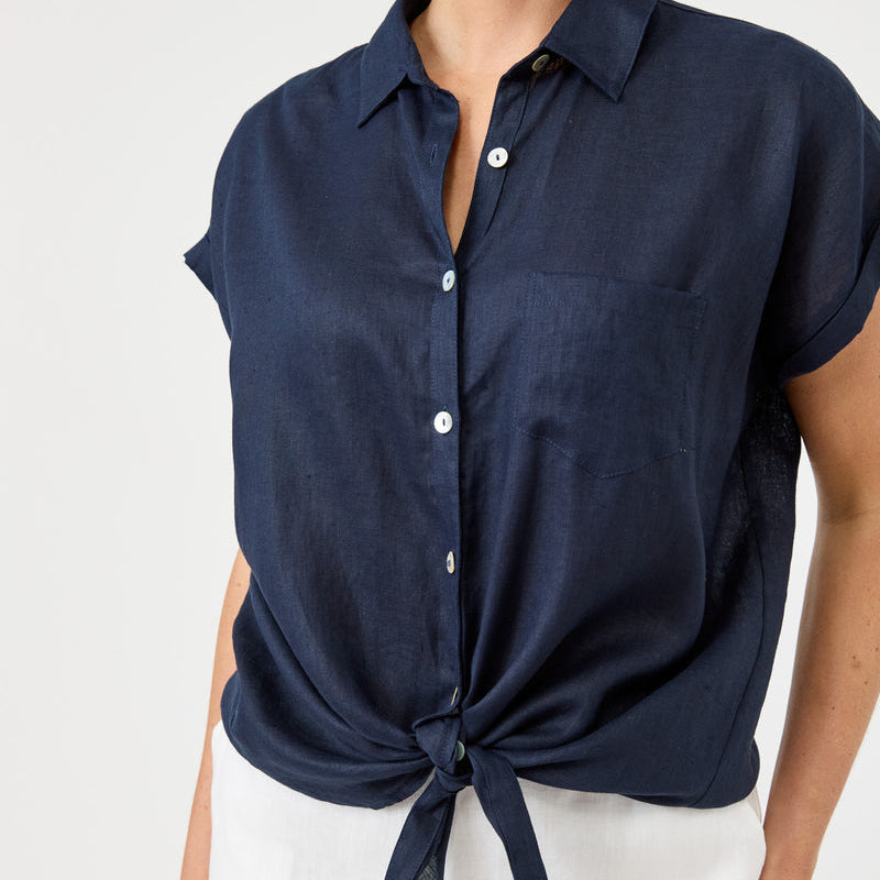 Studio Tie Shirt OSFA - Navy