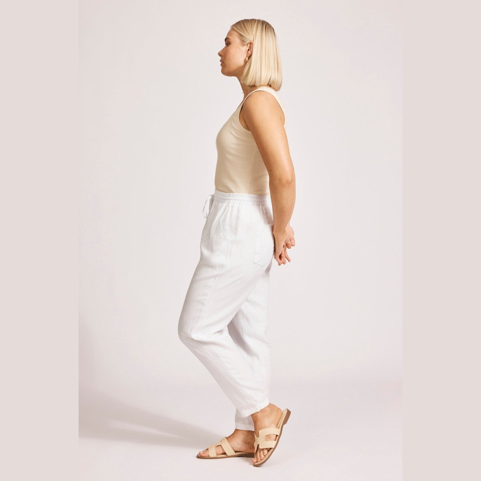 Miramar Pant - White - Eb & Ive