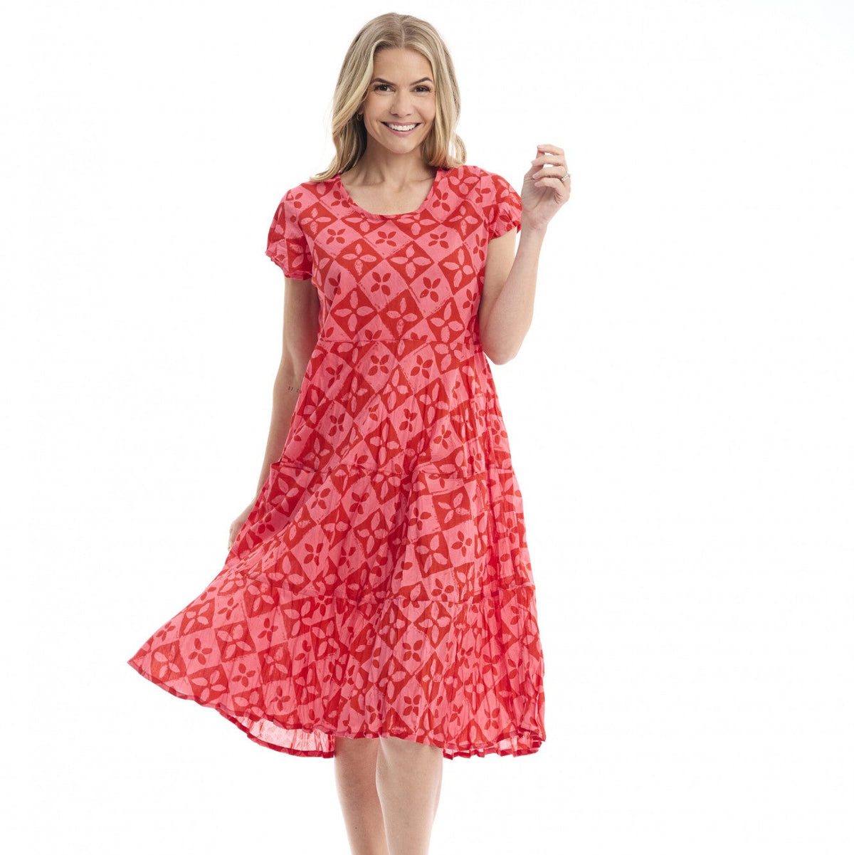Mougins Bias Dress with Front Pockets