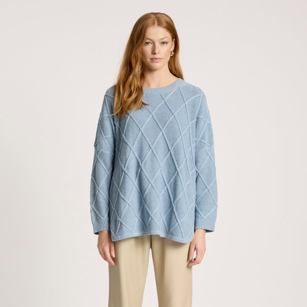 Liora Relaxed Jumper - Lake