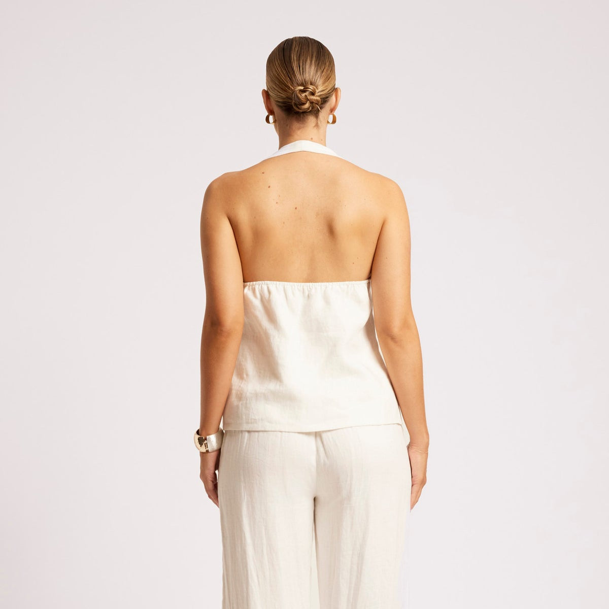 Maris Halter Vest - White