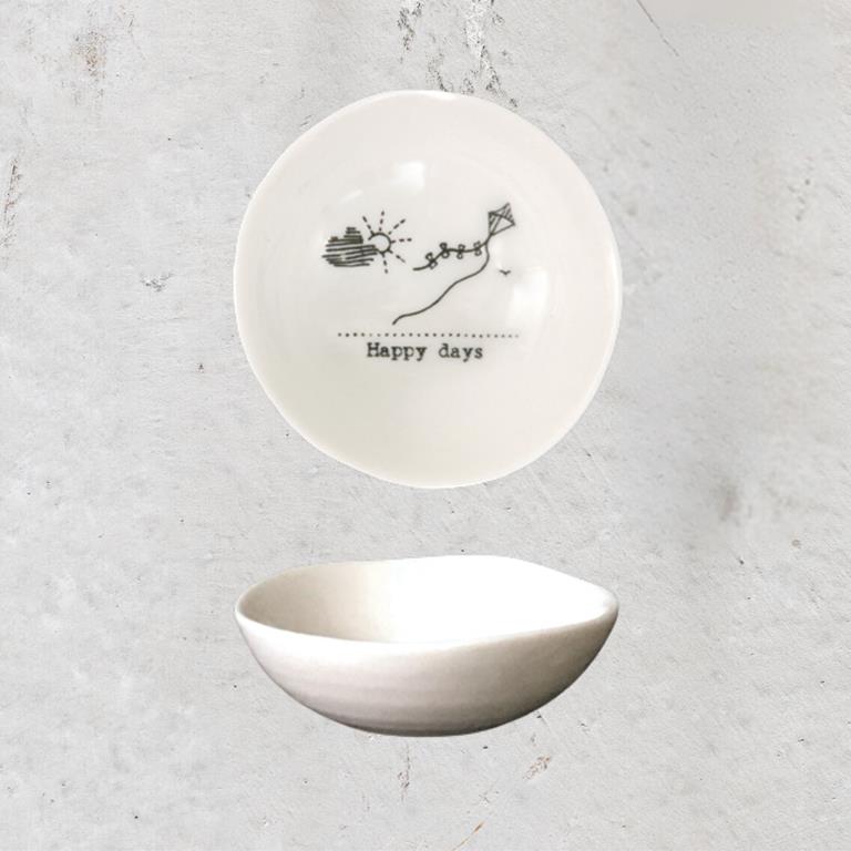 Wobbly Porcelain Bowls - Happy Days
