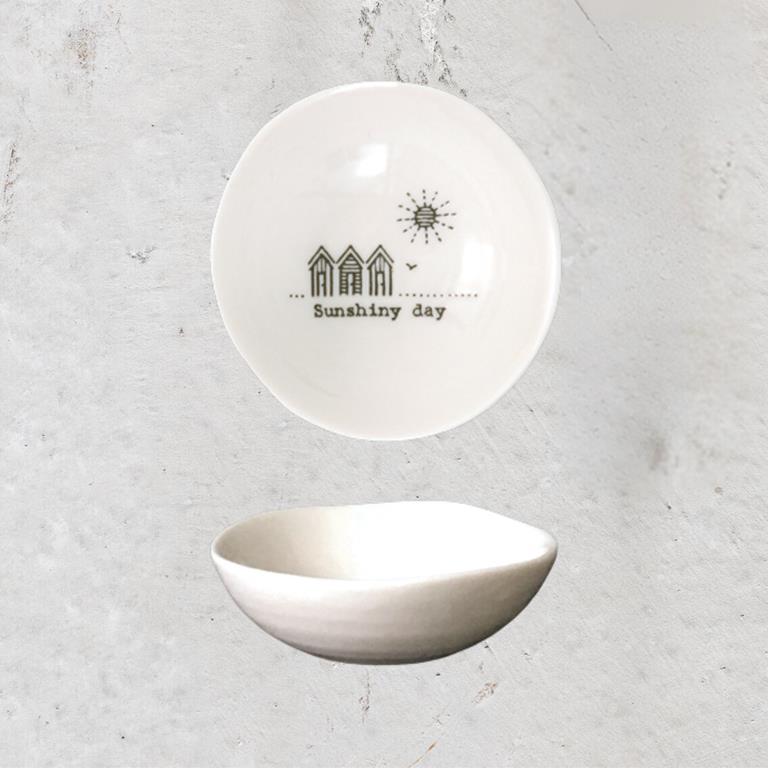 Wobbly Porcelain Bowls - Sunshiny Day