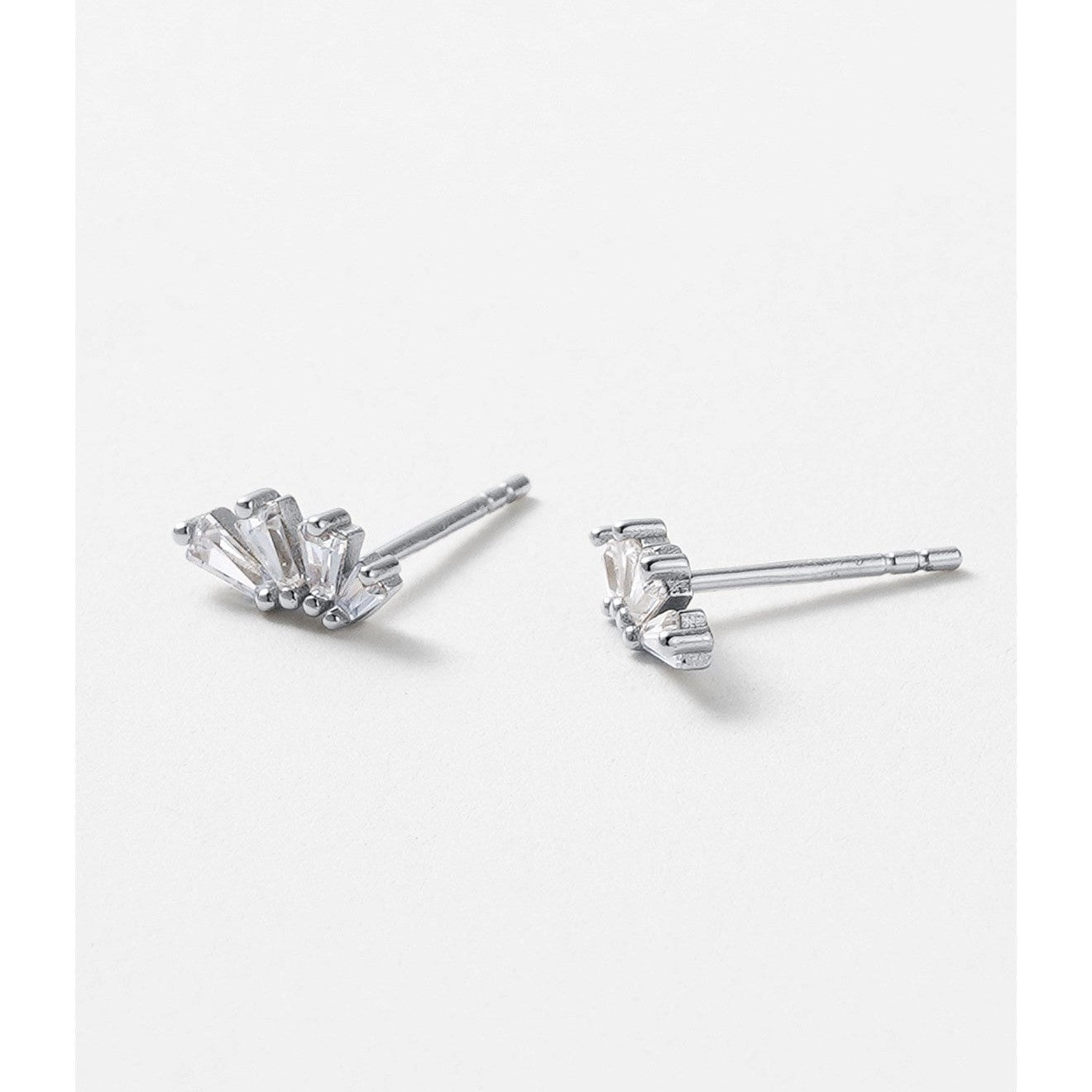 Rue Stud Earring - Silver