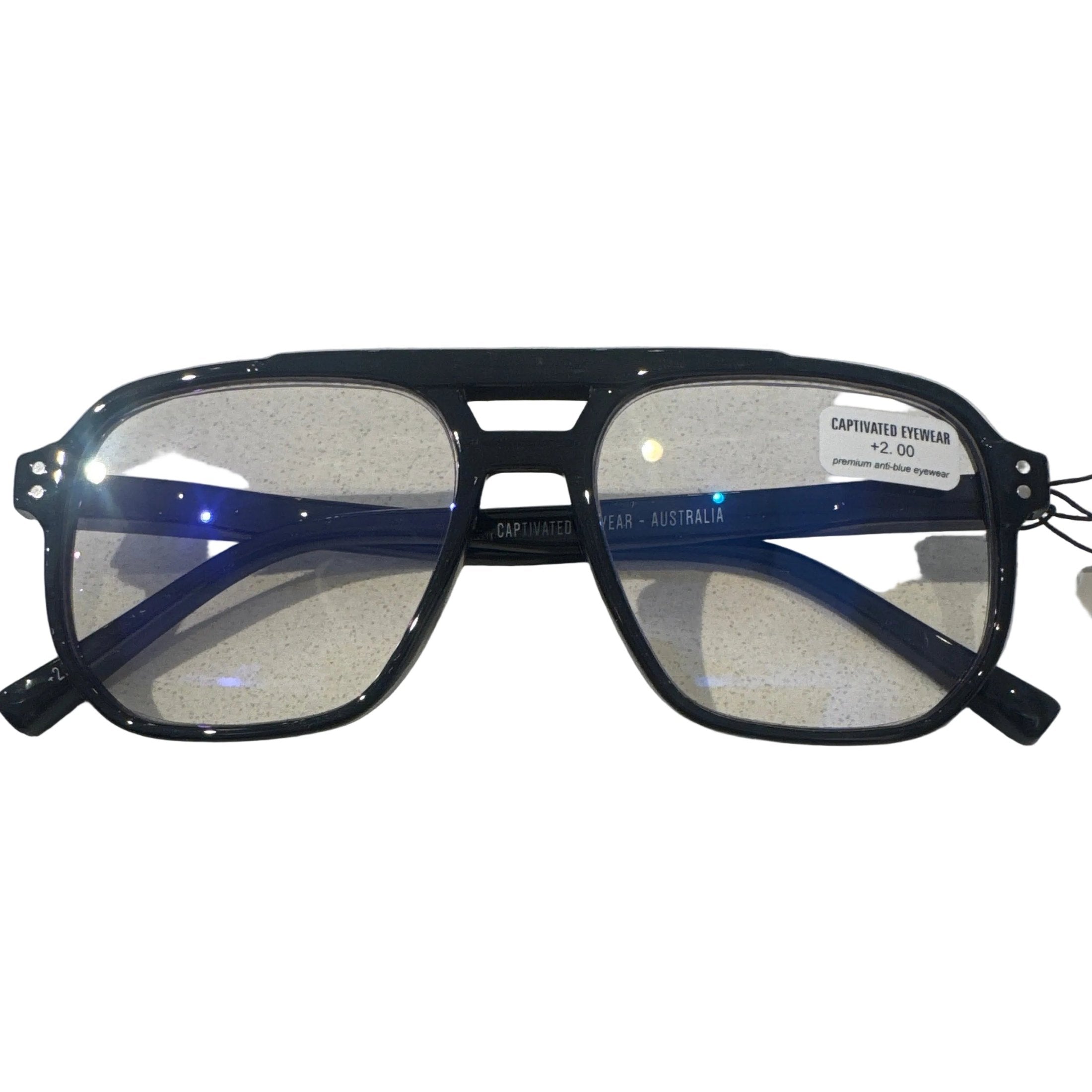Captivated Eyewear Phoenix Black