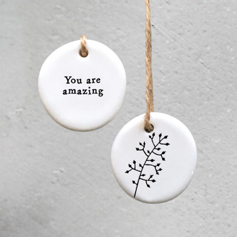 You Are Amazing Hanging Token