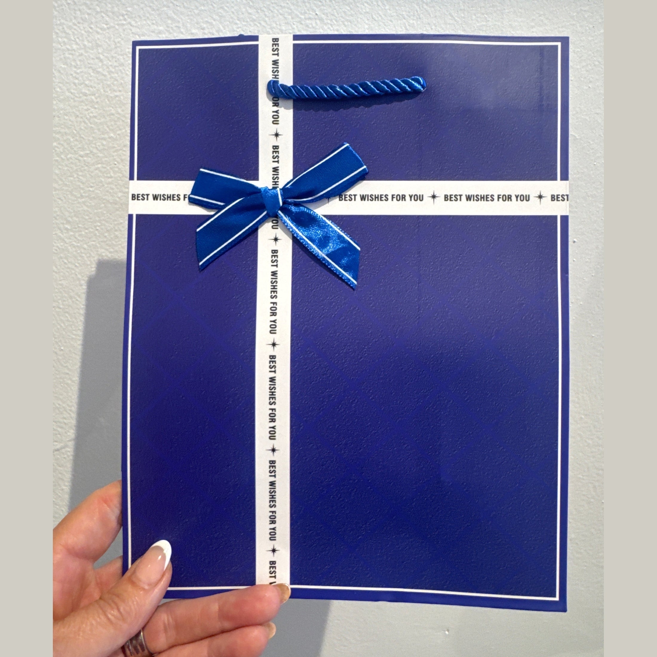 Small Cobalt Blue Gift Bag