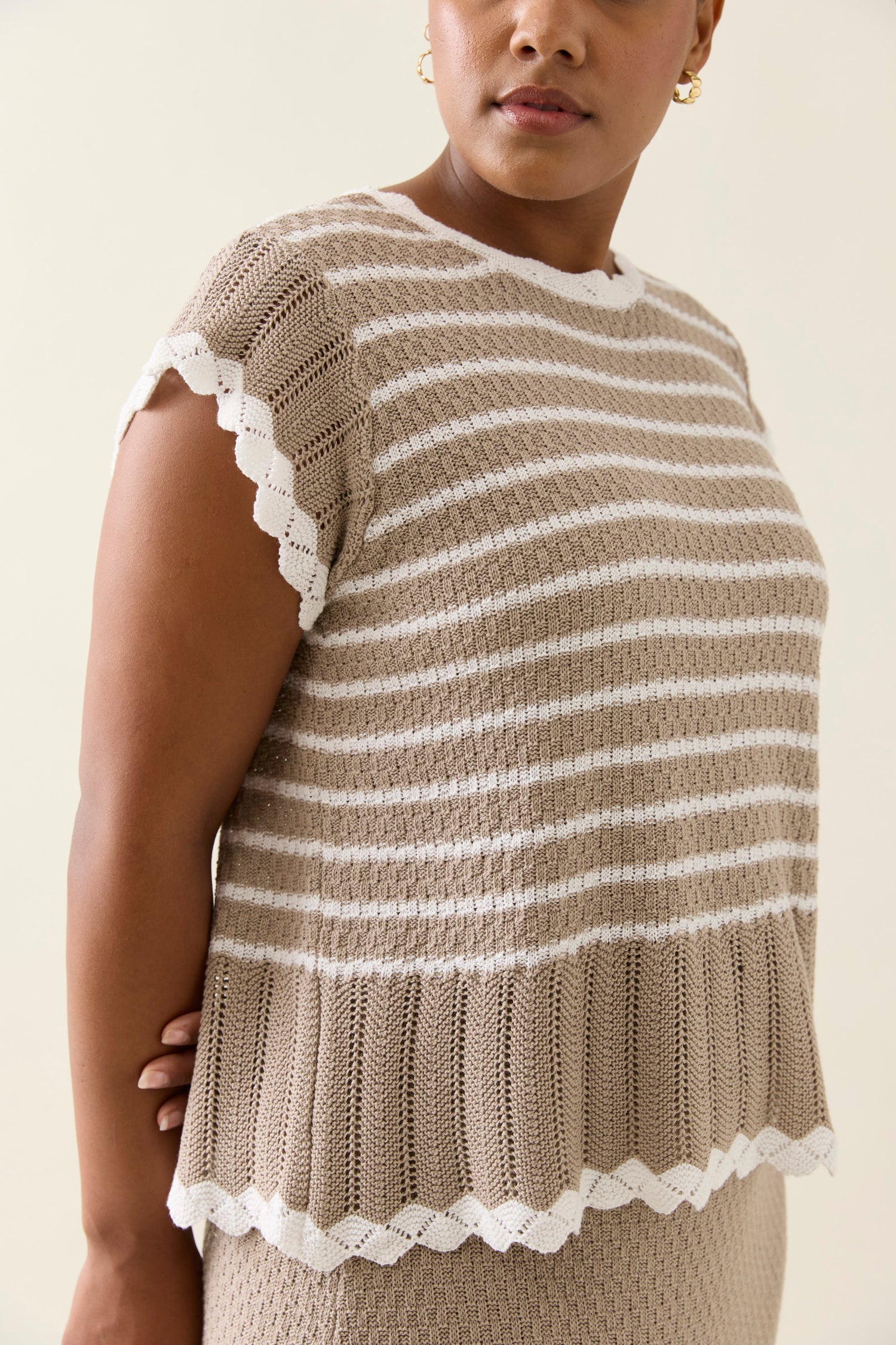 Ida Knit Top - Canvas