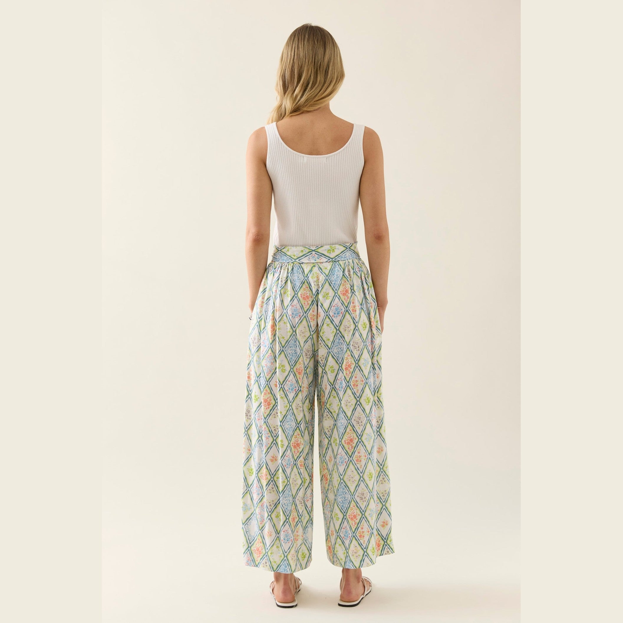 Ingrid Cropped Pant - Tile - Isle of Mine