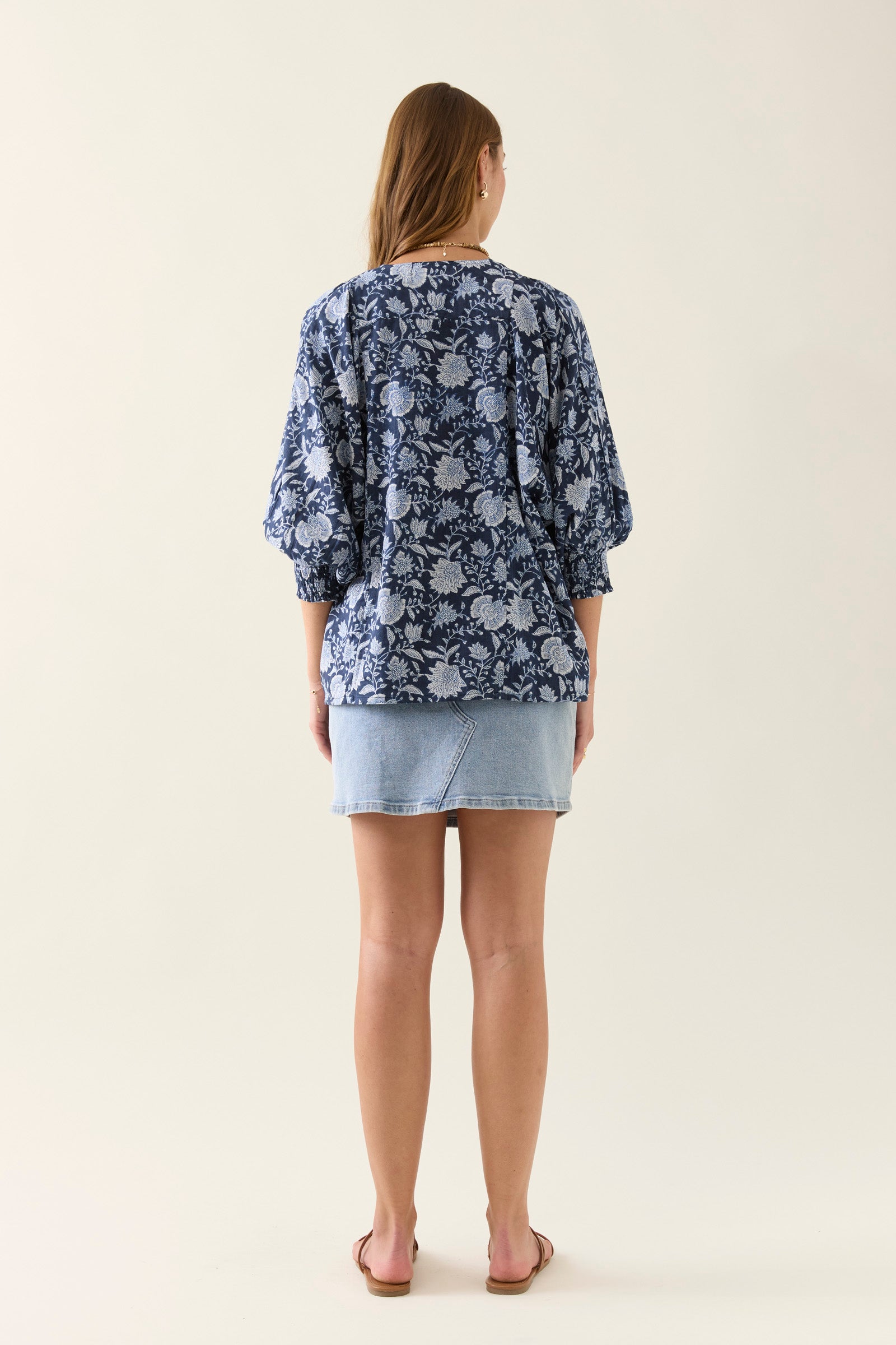 Wilma Top - Navy