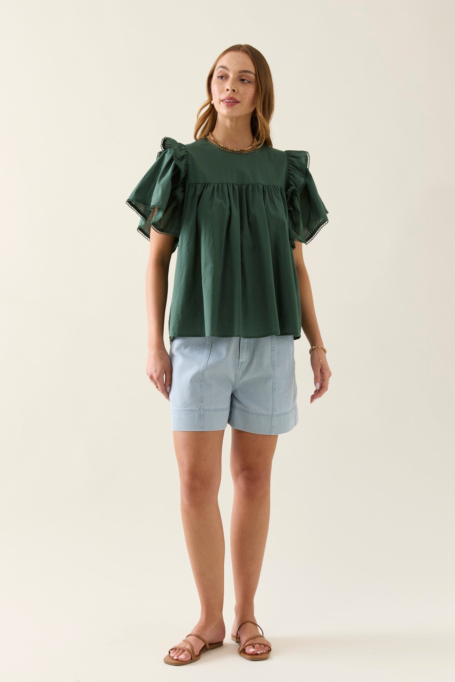 Aurora Frill Top - Myrtle