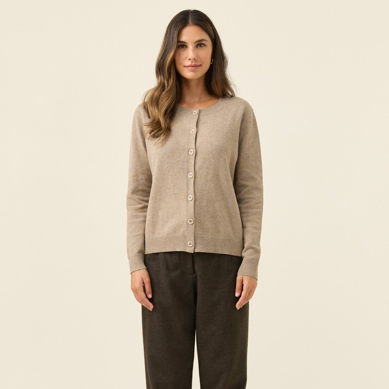Darby Cardigan - Stone